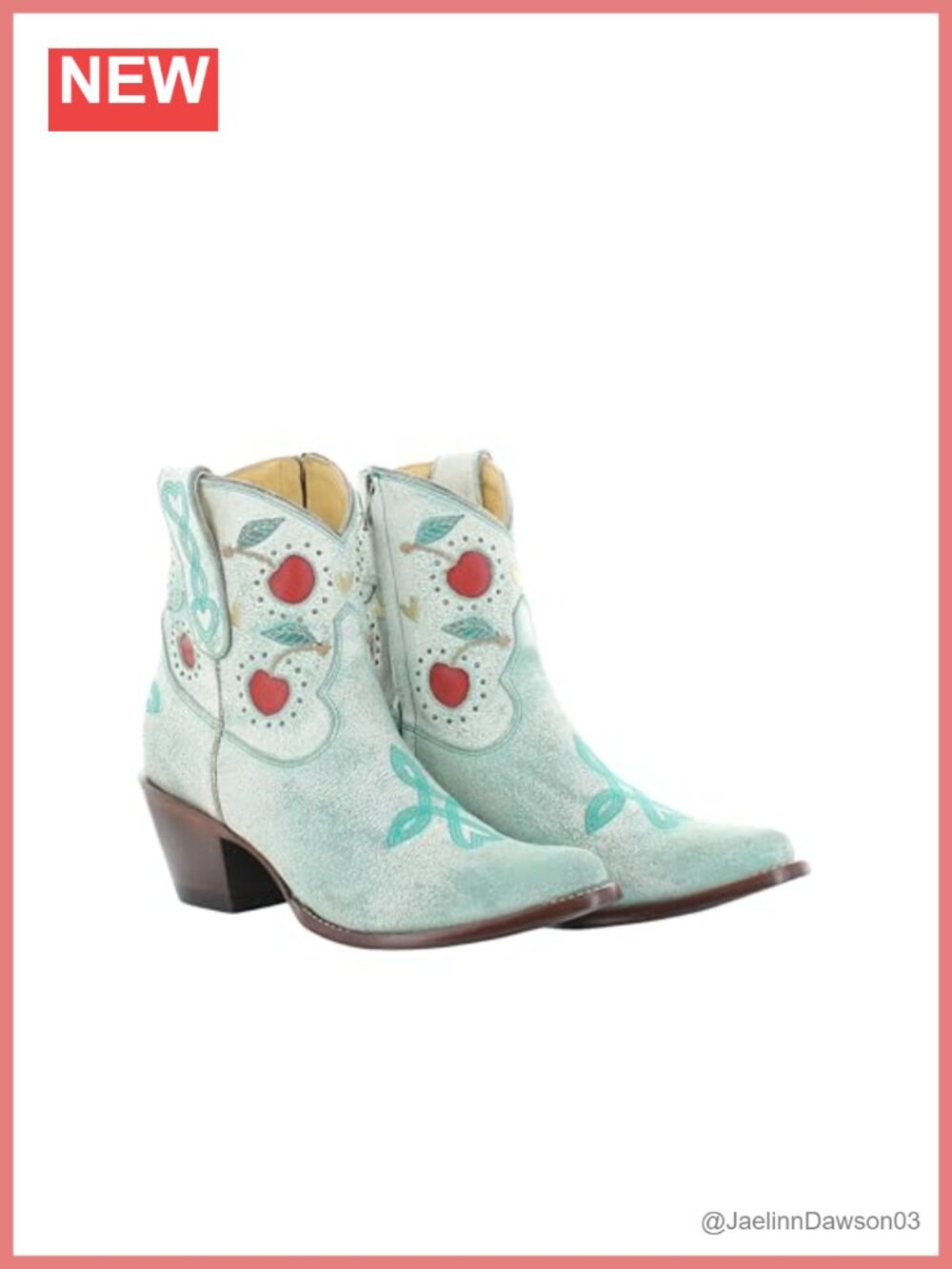 Suede Snip Toe Ankle Western Booties with Zip Closure